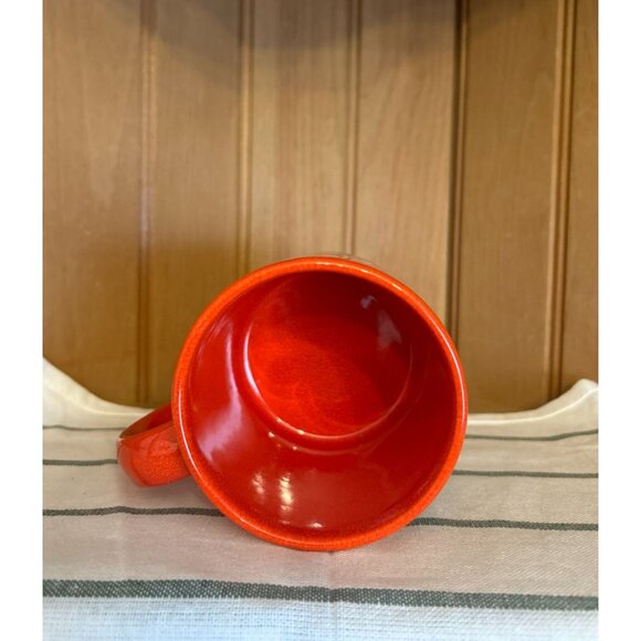 Vintage Waechtersbach Red Green Mug Christmas Tree Original Pattern Germany - Picture 4 of 5